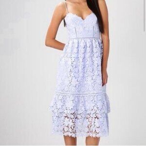 Club Monaco Lace Tiered dress size 4